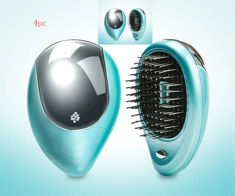 Mini Electric Massage Comb with Ion Vibration