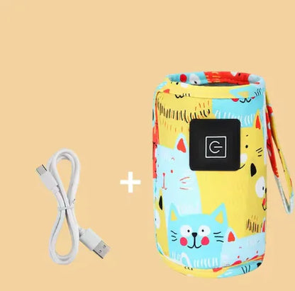 Portable USB Baby Bottle Warmer Bag