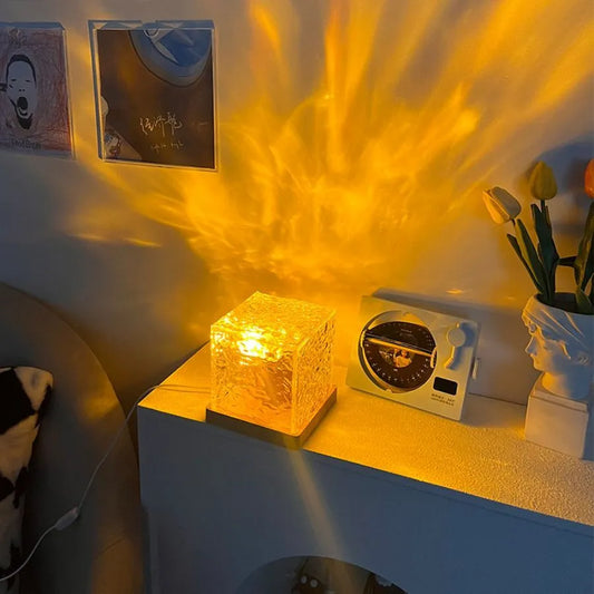 Ociamique Water Wave Rotating Projector